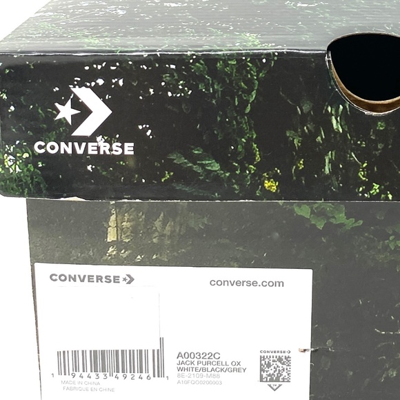 Converse x CLOT Jack Purcell OX Low Faux Fur White Women's Size Sneakers A00322C - Picture 9 of 10